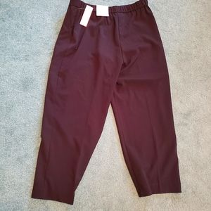 NWT Croft & Barrow Midrise Black Pants 12P